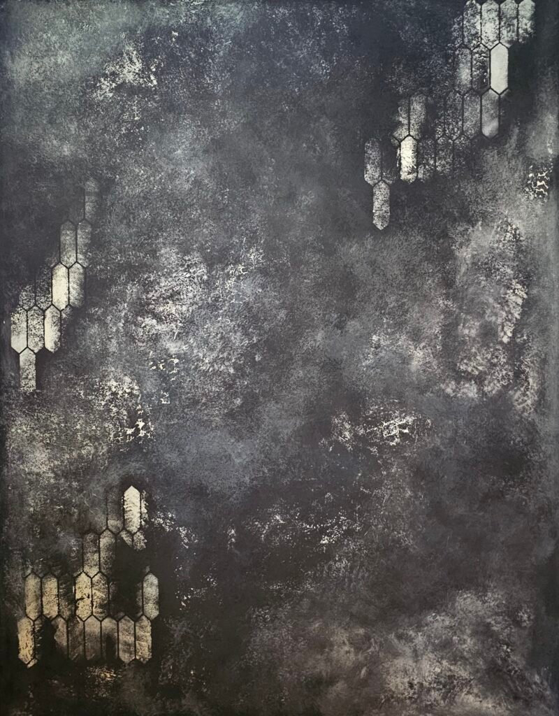 musta-kultainen hartsipinnoitus